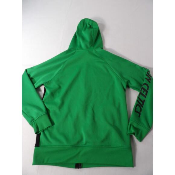 NBA Boston Celtics Small Hoodie Full Zip Green Black Boston Logo Scuba Material - Picture 13 of 14